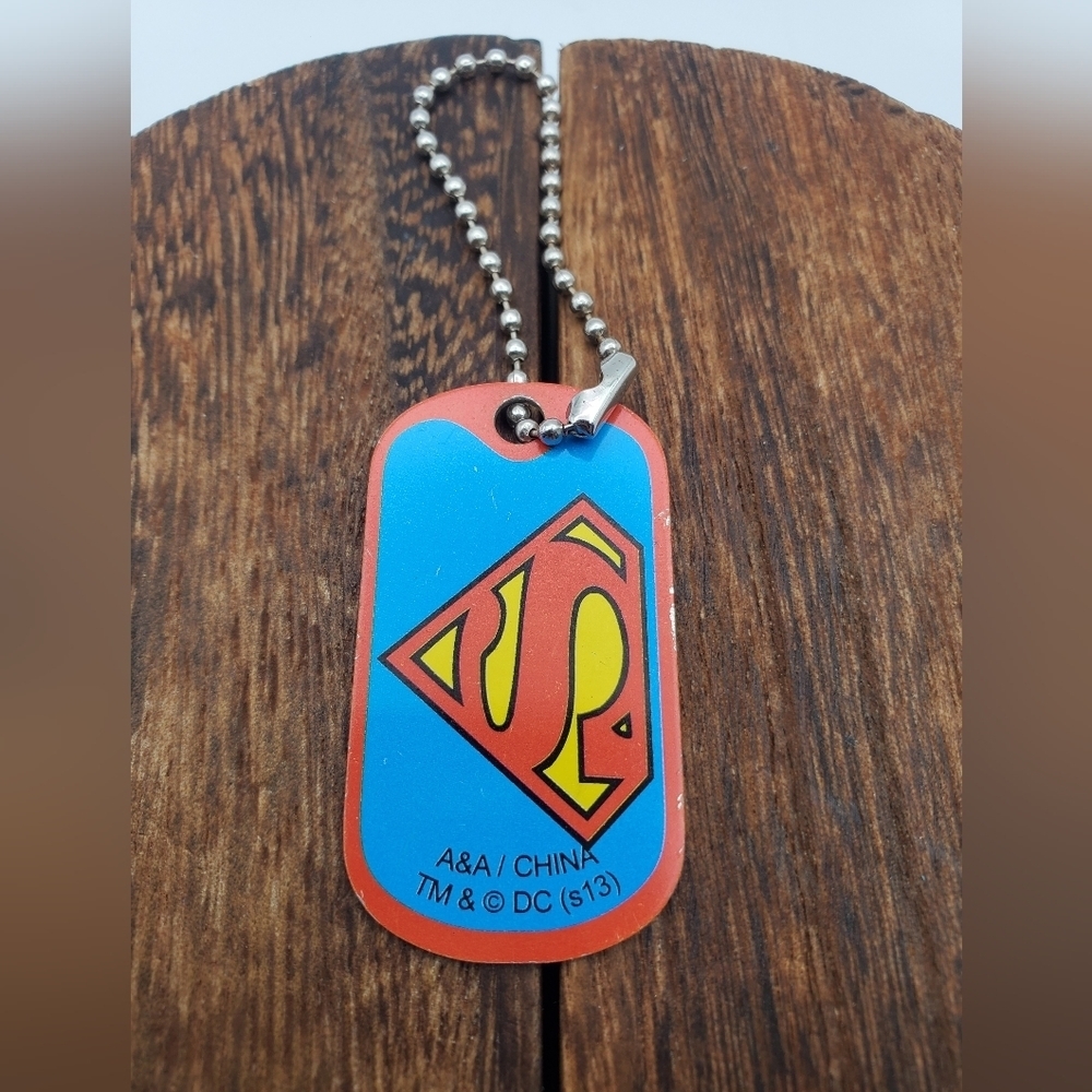 Superman‎ dogtag necklace pendant